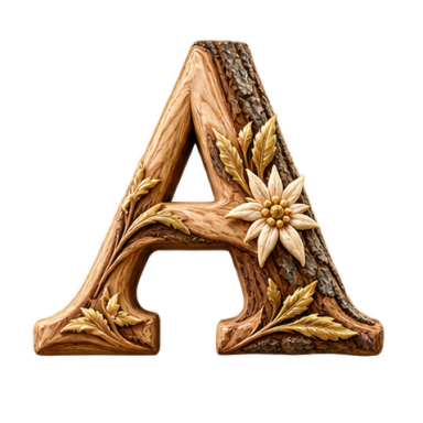 Edelweiss in Wood symbol 5
