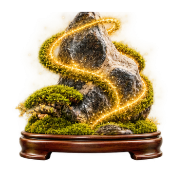 Golden Moss Bonsai symbol 9